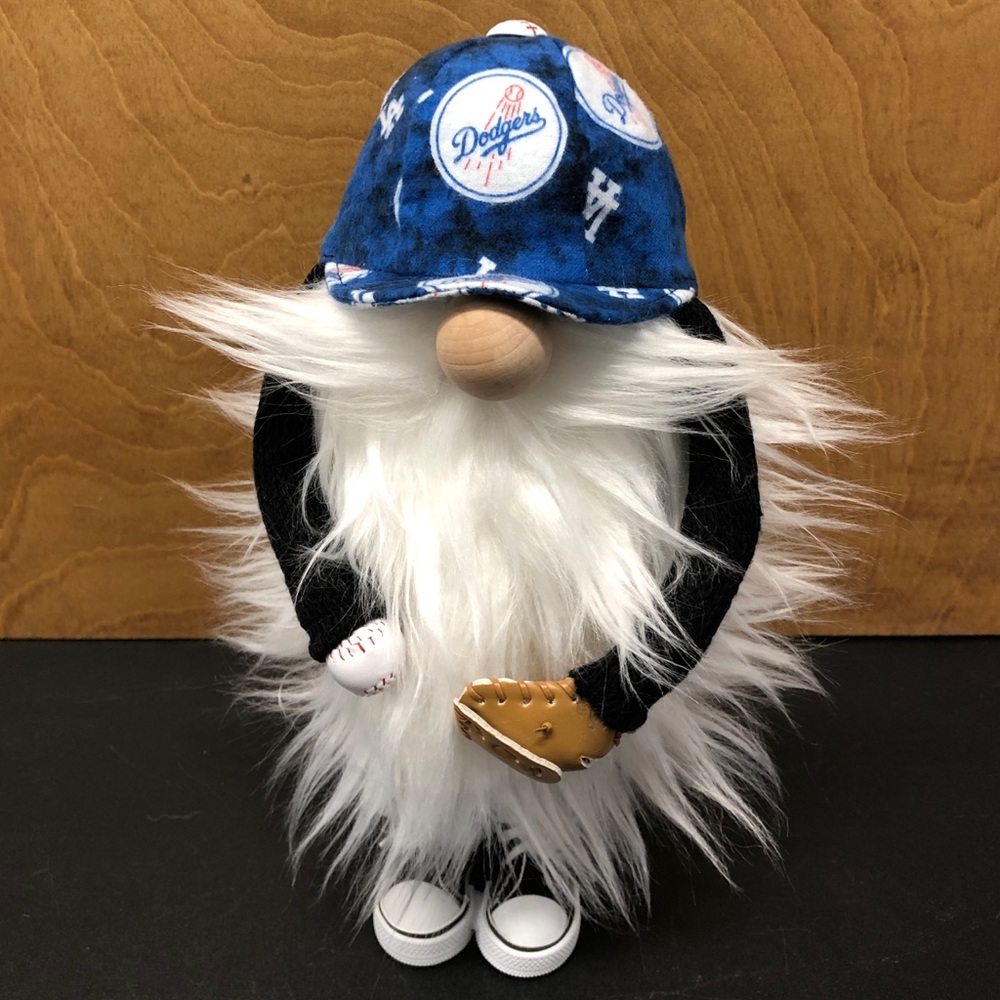 💙 CUSTOM ORDER 💙 LA Dodgers Gnome with Ball Cap Mitt Baseball MLB Sports Fan